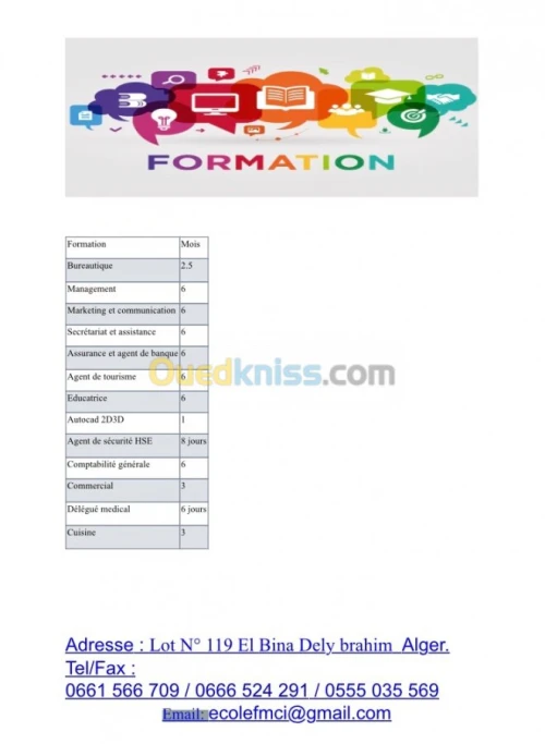 Formation diplomantes
