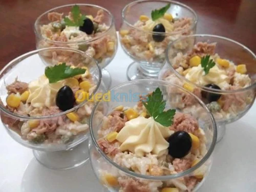 طبخ مملحات و حلويات