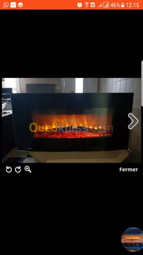 Cheminée  electrique  