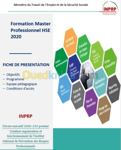 Formation Master Pros SIE & HSE.