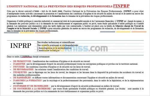 Formation Master Pros SIE & HSE.