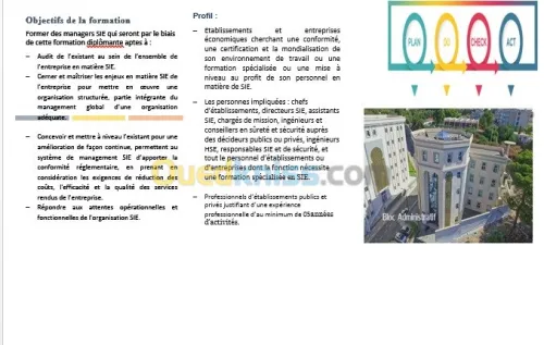 Formation Master Pros SIE & HSE.