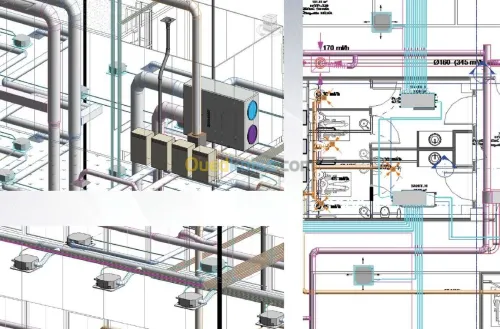 Etude et modélisation MEP/HVAC (REVIT)