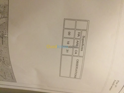 Vente Terrain Tizi ouzou Beni douala