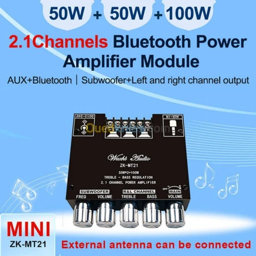 Amplificateur Audio ZK-MT21 100W arduino