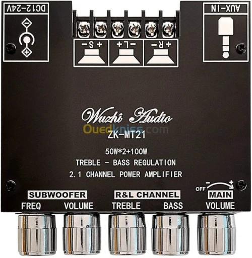 Amplificateur Audio ZK-MT21 100W arduino