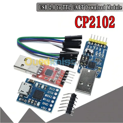 Convertisseur USB TTL CP2102 arduino 