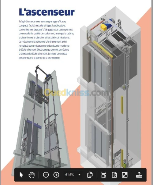 Ascenseurs, Monte Malade, monte charge marque IMEM directement de l'usine en Espagne
