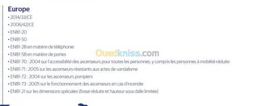 Ascenseurs, Monte Malade, monte charge marque IMEM directement de l'usine en Espagne