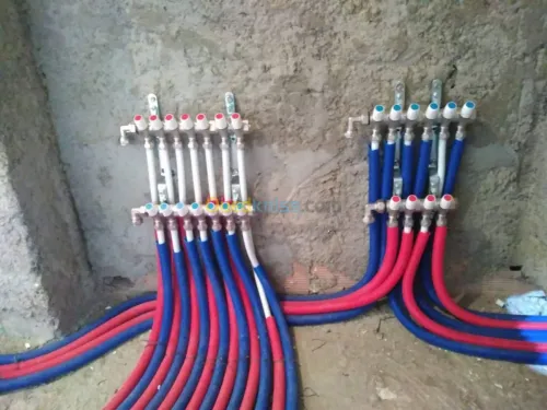 الترصيص الصحي والغاز والتدفئة المركزية