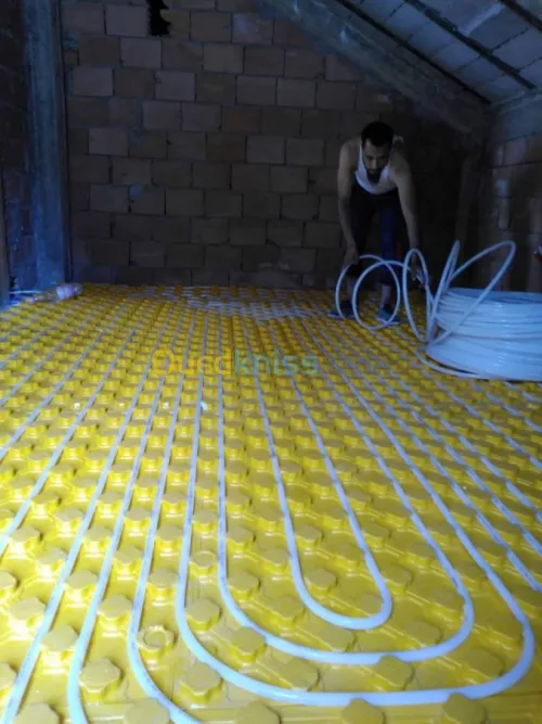 الترصيص الصحي والغاز والتدفئة المركزية