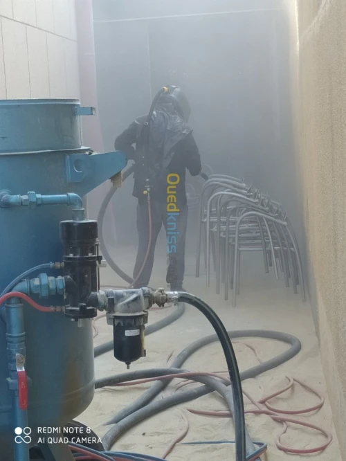 Sablage peinture industrielle 