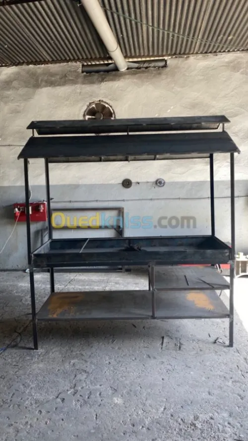 Plaque publicitaire / table / barbecue