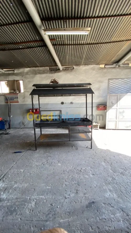 Plaque publicitaire / table / barbecue