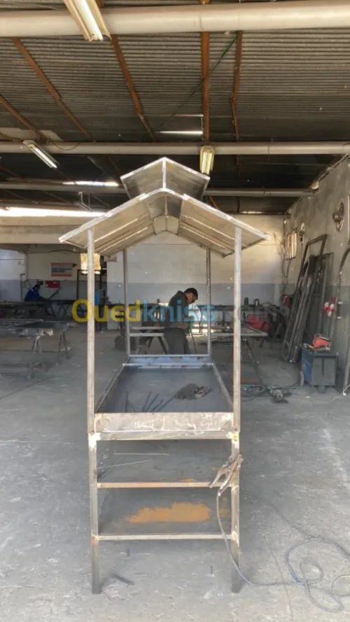 Plaque publicitaire / table / barbecue