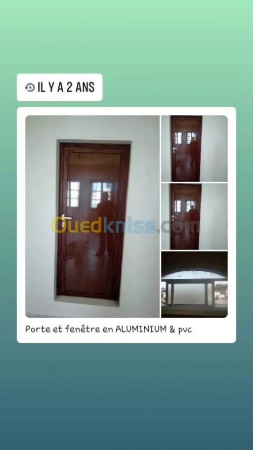 Menuiserie alumunium et pvc