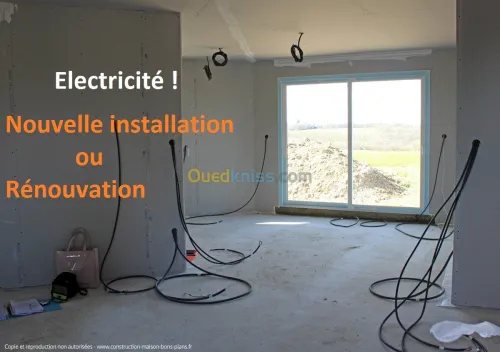 Instalation :Electrique/Placo/Peinture
