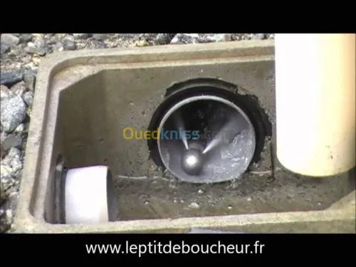 Camion hydrocureur Débouchag canalisation 