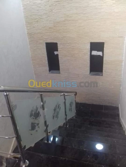 garde corps rampe d'escalier inox/verr