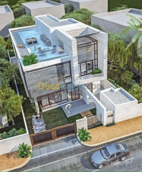 conception architecturale ,plan en 3D