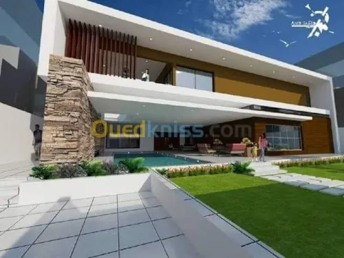 conception architecturale ,plan en 3D