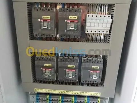 Fournitures, Montage et câblage d'armo