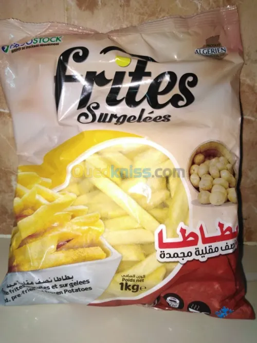 frites surgelées précuite