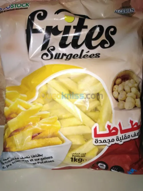 frites surgelées précuite