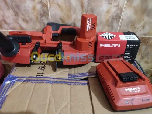  HILTI Scies à ruban sans fil + 6 scie