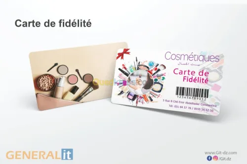 Impression badges PVC Carte fidelite 