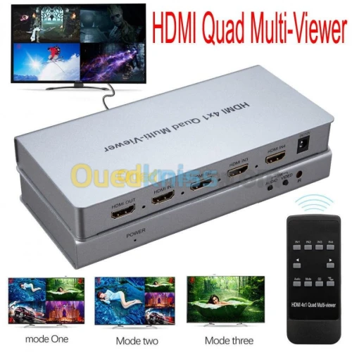  HDMI Multi Affichage Switch 1X4