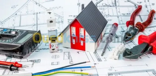 travaux électricité bâtiment     كهرباء العمارة