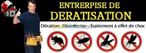 Dératisation, désinsectisation ...