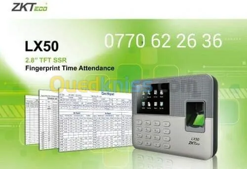 Pointeuse biométrique orca