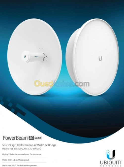 toute la gamme UBIQUITI