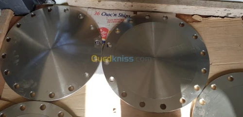 Fabrication des brides et tube en inox