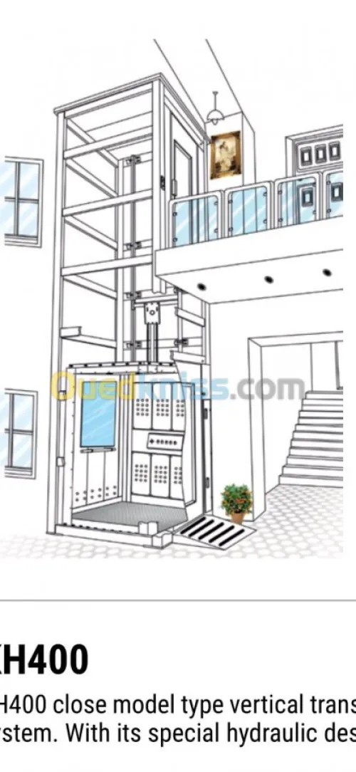  تركيب و تصليح مختلف المصاعد  ASCENSEUR- Monte malade- Monte escalier
