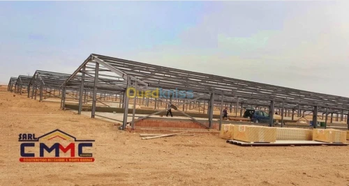 Hangar en charpente métallique clé en main هنقرات و هياكل معدنية