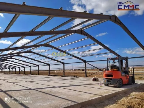 Hangar en charpente métallique clé en main هنقرات و هياكل معدنية