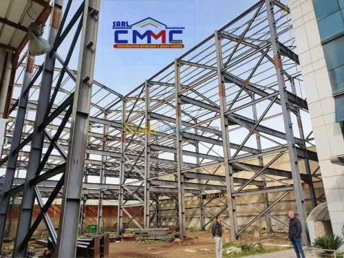 Hangar en charpente métallique clé en main هنقرات و هياكل معدنية