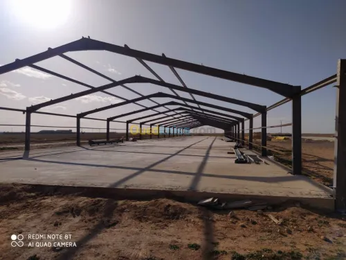 Hangar en charpente métallique clé en main هنقرات و هياكل معدنية
