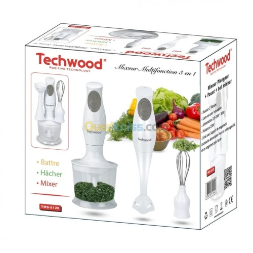 PROMO BRAS MIXER 3EN1 TECHWOOD FRANCE