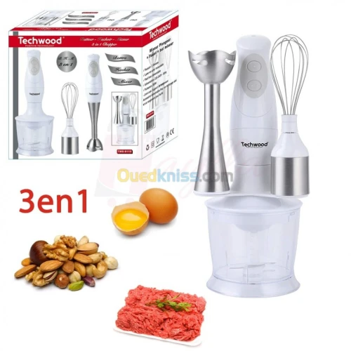 PROMO BRAS MIXER 3EN1 TECHWOOD FRANCE
