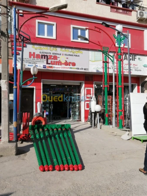 ECLAIRAGE PUBLIC & mobilier urbain 