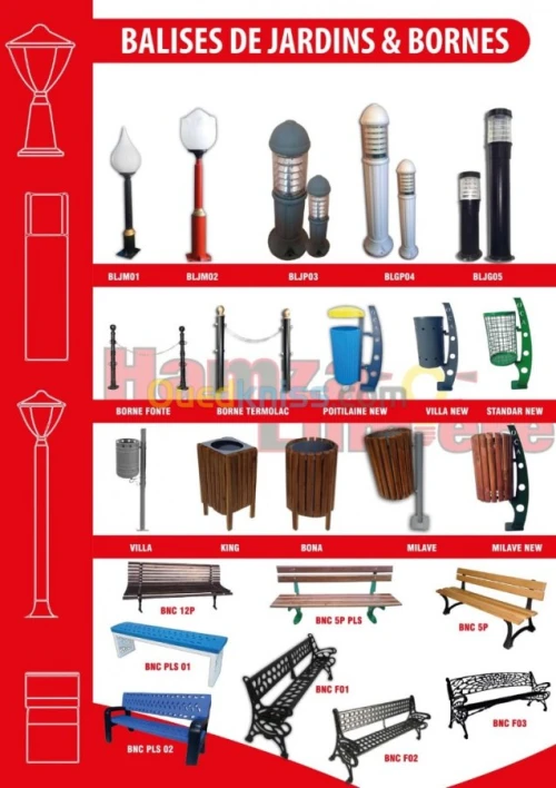 ECLAIRAGE PUBLIC & mobilier urbain 