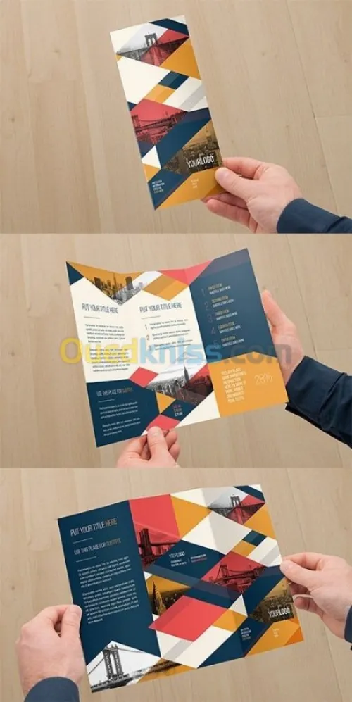 Dépliants, flyers, banners, catalogue.
