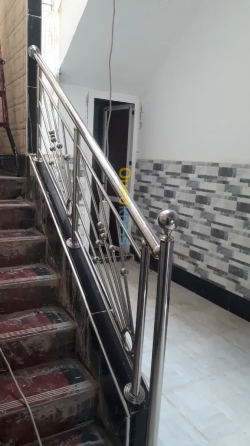 Rampe d'escalier en inox 