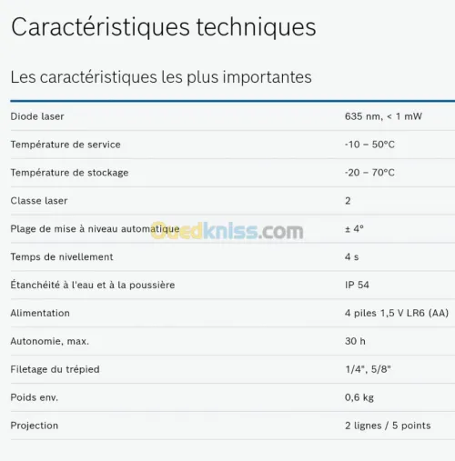  Niveau Laser Bosch GCL 25