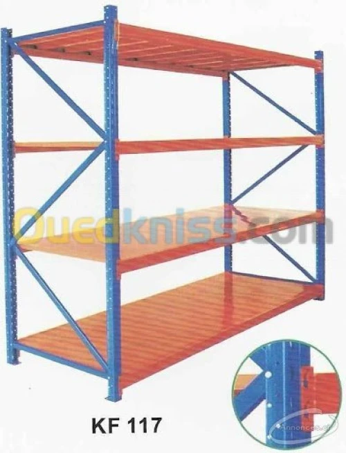 Vente de rayonnage métallique 
