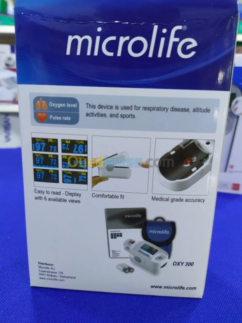 Oxymètre de pouls Fingertrip Microlife